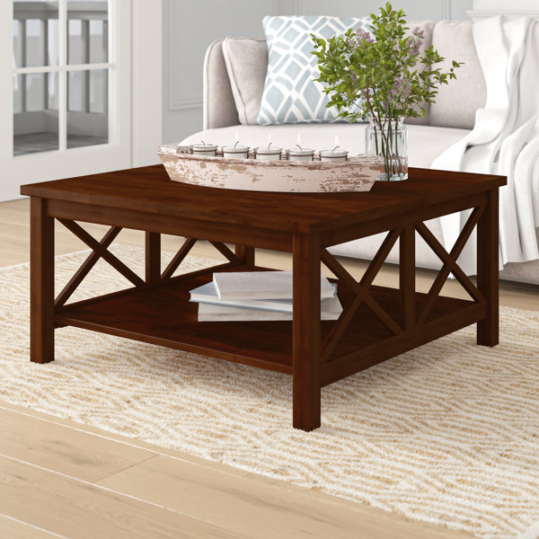 Breakwater Bay Solid Wood Coffee Table with Storage & Reviews Wayfair